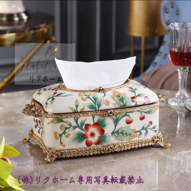 高級陶器 ティッシュケース テッシュボックス ティッシュカバー ...