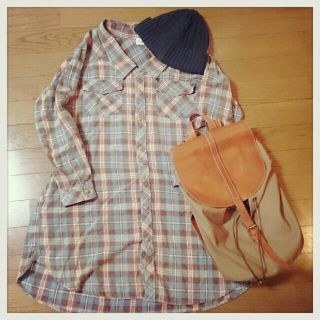 ダブルクローゼット(w closet)のダブルクローゼット チェックワンピ(ミニワンピース)