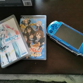 プレイステーションポータブル(PlayStation Portable)のPSP-3000 VB , けいおん！, Project DIVA 2nd(携帯用ゲーム機本体)