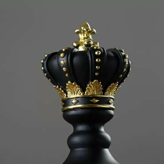 3個セット　チェス駒　ナイト　クイーン　キング　ブラック　オブジェ 3