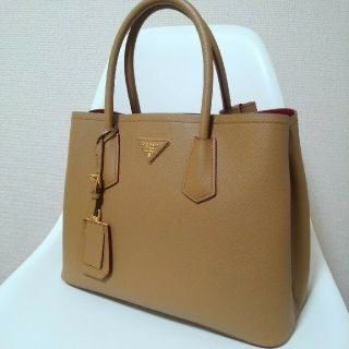 プラダ(PRADA)のPRADA プラダ サフィアーノ ダブルバッグ【美品】(ショルダーバッグ)