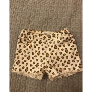 ザラキッズ(ZARA KIDS)のZARA BABY レオパードショートパンツ(パンツ/スパッツ)