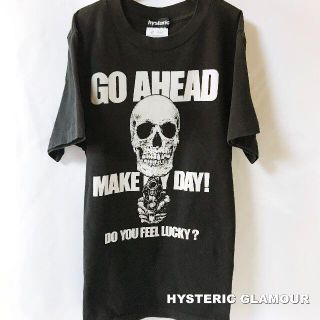 ヒステリックグラマー(HYSTERIC GLAMOUR)の【Hysteric Glamour】GO AHEAD MAKE スカル Tシャツ(Tシャツ(半袖/袖なし))