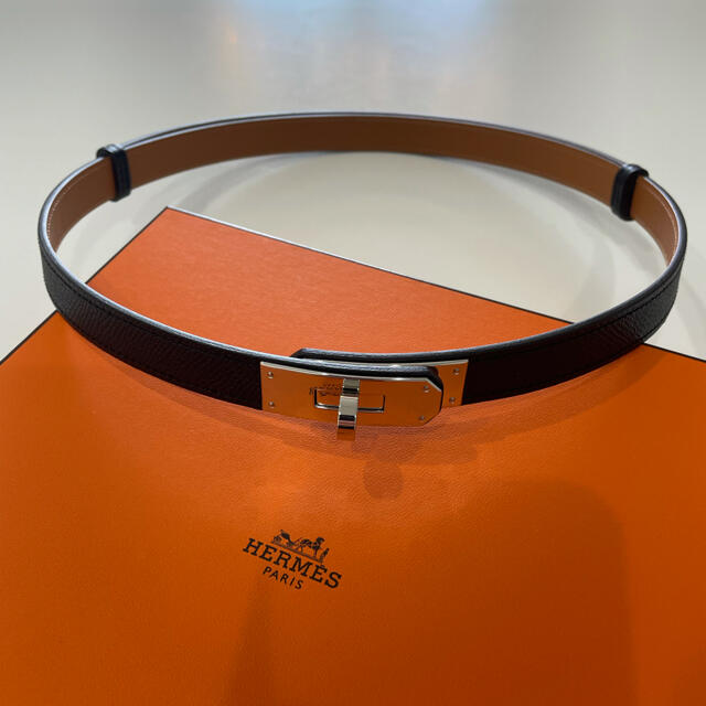 無料配達 Hermes - 【美品】エルメス ケリーベルト シルバー金具