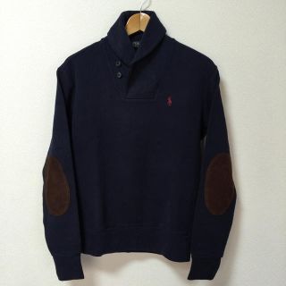 ポロラルフローレン(POLO RALPH LAUREN)の定価18,360円☆新品✨エルボーパッチ スウェット XS(スウェット)