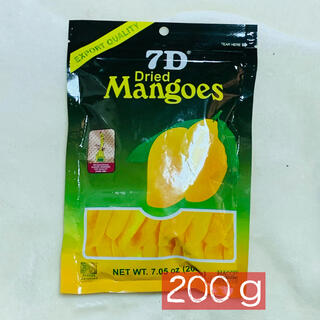 マンゴ(MANGO)の7D ドライマンゴー  200ｇ入り ☆送料無料(フルーツ)