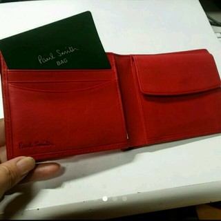ポールスミス(Paul Smith)の送込新品❤ポールスミス❤真っ赤な財布❤折り財布❤(折り財布)