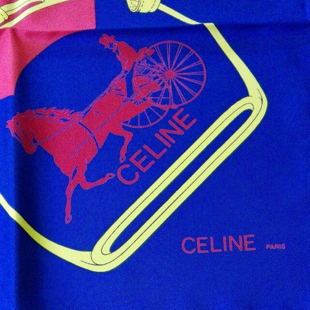 celine(セリーヌ)の135 S 超美品　セリーヌ　CELINE　スカーフ　シルク100% レディースのファッション小物(バンダナ/スカーフ)の商品写真