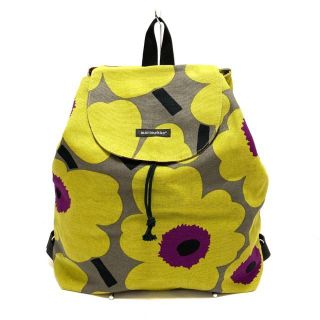 マリメッコ(marimekko)のマリメッコ リュックサック - 花柄(リュック/バックパック)