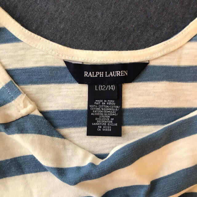 Ralph Lauren(ラルフローレン)の未使用品　ラルフローレン　キッズ　ワンピース　140〜 キッズ/ベビー/マタニティのキッズ服女の子用(90cm~)(ワンピース)の商品写真