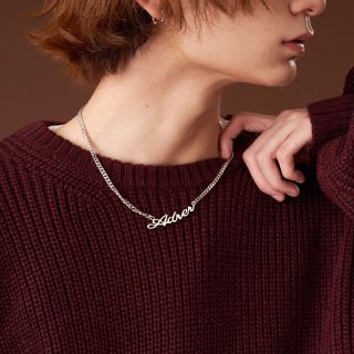 ADRERロゴネックレス の通販 by RIKU|ラクマ