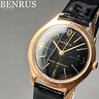 ベンラス(BENRUS)の美品★動作良好★ベンラス アンティーク 腕時計 1960年代 メンズ  手巻き(腕時計(アナログ))