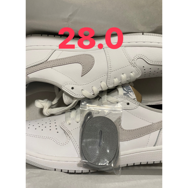 NIKE(ナイキ)のNIKE AIR JORDAN 1 LOW OG "NEUTRAL GREY" メンズの靴/シューズ(スニーカー)の商品写真