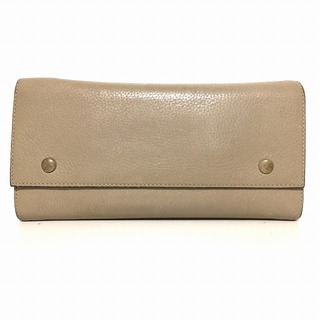 セリーヌ(celine)のセリーヌ 長財布 - グレーベージュ レザー(財布)