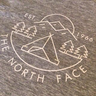 ザノースフェイス(THE NORTH FACE)のノースフェイス　Tシャツ　キッズ　150 レディース　S グレー(Tシャツ/カットソー)