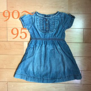 ベビーギャップ(babyGAP)の90cm〜95cm  デニムワンピース(ワンピース)