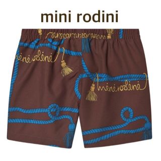 mini rodini スイムパンツ 水着  短パン 8才 9才(水着)