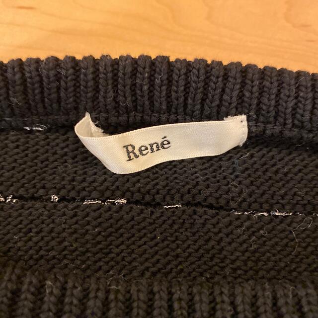 René(ルネ)のルネ　ニットワンピース38 レディースのワンピース(ひざ丈ワンピース)の商品写真