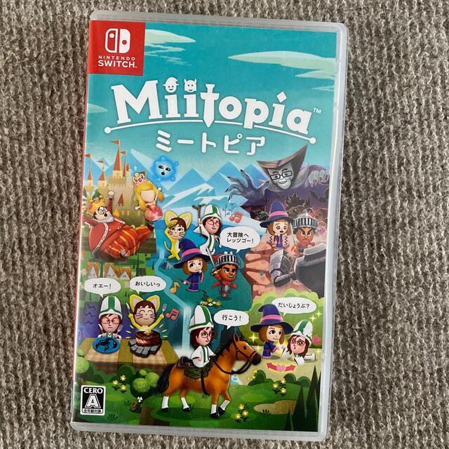 Nintendo Switch(ニンテンドースイッチ)のMiitopia Switch ミートピア エンタメ/ホビーのゲームソフト/ゲーム機本体(家庭用ゲームソフト)の商品写真