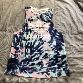 アディダス(adidas)のリョンリョン様お取り置き❗️Adidas Loose Tank タイダイM(タンクトップ)