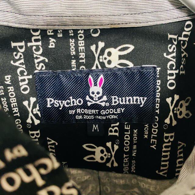 美品　Psycho Bunny Repeat Logo 　半袖シャツ