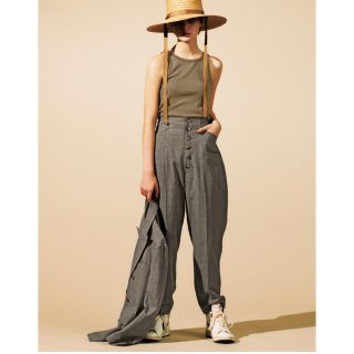 ビューティアンドユースユナイテッドアローズ(BEAUTY&YOUTH UNITED ARROWS)の最終お値引 roku front botton check pants 34 (カジュアルパンツ)