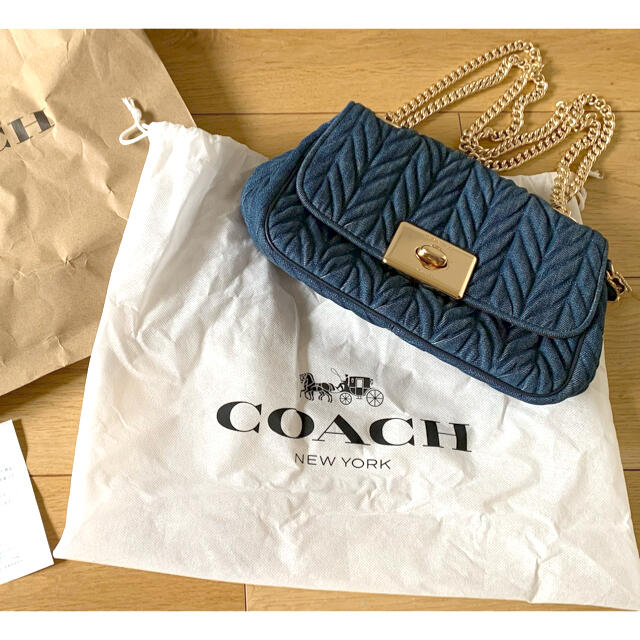 COACH - 【美品】〝COACH〟〝コーチ〟2WAY Wチェーンショルダーバッグ