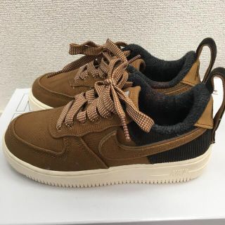 ナイキ(NIKE)の【 18cm】NIKE AIR FORCE1 ×CARHARTT 美品(スニーカー)