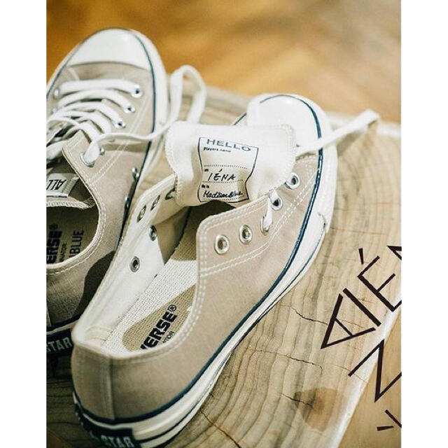 IENA×MadisonBlue×convers コラボスニーカー　ベージュ24