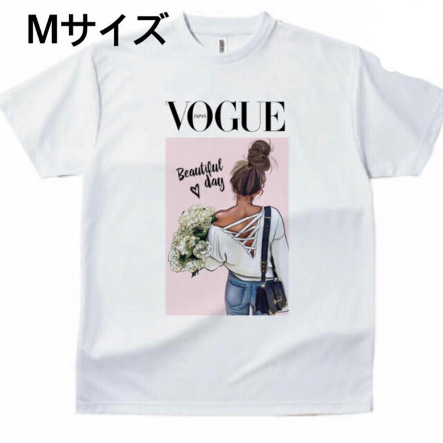 ZARA(ザラ)のvogue ヴォーグ　ボーグ　tシャツ 韓国　海外ファッション レディースのトップス(Tシャツ(半袖/袖なし))の商品写真