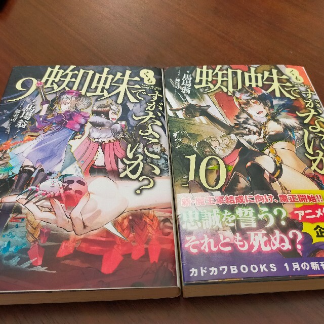 蜘蛛ですが、なにか？ ９と10 エンタメ/ホビーの本(文学/小説)の商品写真