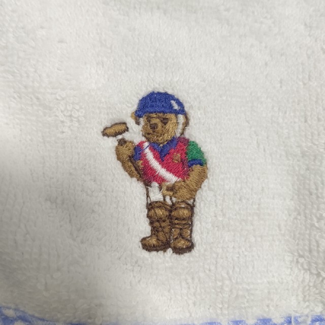 POLO RALPH LAUREN(ポロラルフローレン)の★K様専用★ラルフローレン☆ポロベアーミニタオル ２枚セット ホワイト白 インテリア/住まい/日用品の日用品/生活雑貨/旅行(タオル/バス用品)の商品写真