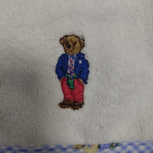 POLO RALPH LAUREN(ポロラルフローレン)の★K様専用★ラルフローレン☆ポロベアーミニタオル ２枚セット ホワイト白 インテリア/住まい/日用品の日用品/生活雑貨/旅行(タオル/バス用品)の商品写真