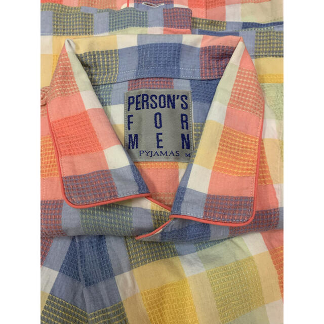 PERSON'S(パーソンズ)のperson  メンズ　半袖　パジャマ　M メンズのアンダーウェア(その他)の商品写真