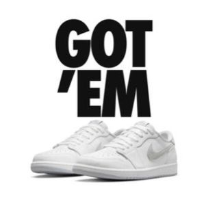 ナイキ(NIKE)のNIKE AIR JORDAN1 LOW OG "Neutral Grey" (スニーカー)