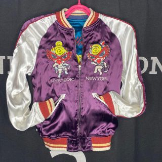 超人気の ヒステリックミニ スカジャン 130 ワッペン ジャケット