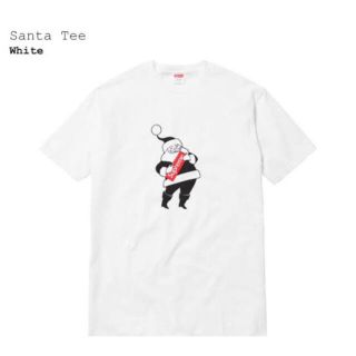 シュプリーム(Supreme)のSUPREME 16aw Santa Tee White Tシャツ  M(Tシャツ/カットソー(半袖/袖なし))