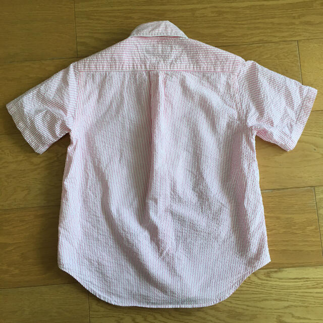 Ralph Lauren(ラルフローレン)のストライプ半袖シャツ　Ralph Lauren 120 キッズ/ベビー/マタニティのキッズ服男の子用(90cm~)(ブラウス)の商品写真