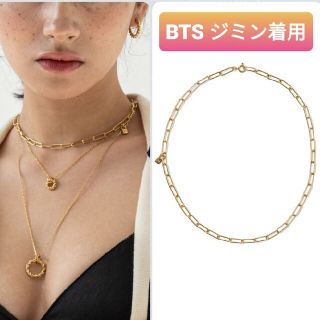 ボウダンショウネンダン(防弾少年団(BTS))の★チェーン＆リング　2連ネックレス(ネックレス)