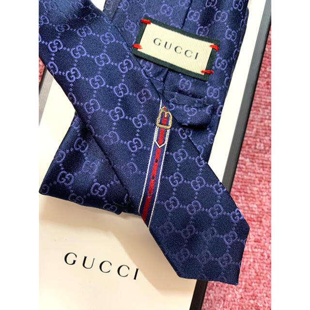 Gucci(グッチ)のGUCCI　GGパターン　シルクタイ　グッチ　ネクタイ メンズのファッション小物(ネクタイ)の商品写真