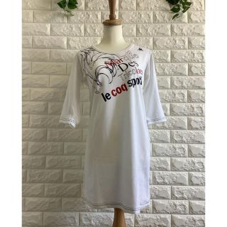 ルコックスポルティフ(le coq sportif)の「新品未使用品」タグ付き　ルコック　七分袖Tシャツ　レディース　L(Tシャツ(長袖/七分))