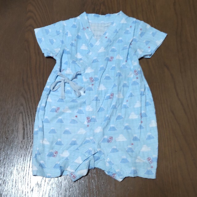 motherways(マザウェイズ)の男児　甚平風ロンパース キッズ/ベビー/マタニティのベビー服(~85cm)(甚平/浴衣)の商品写真