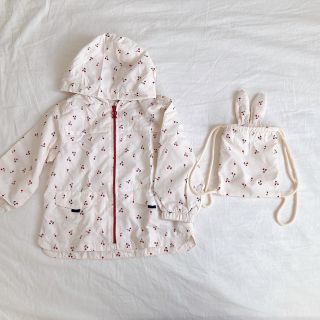 ザラキッズ(ZARA KIDS)のtony2さま専用ですzarababy チェリージャケット 4.5歳 110(ジャケット/上着)