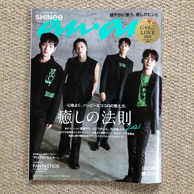 anan (アンアン) 2021年 6/23号 SHINee エンタメ/ホビーの雑誌(その他)の商品写真