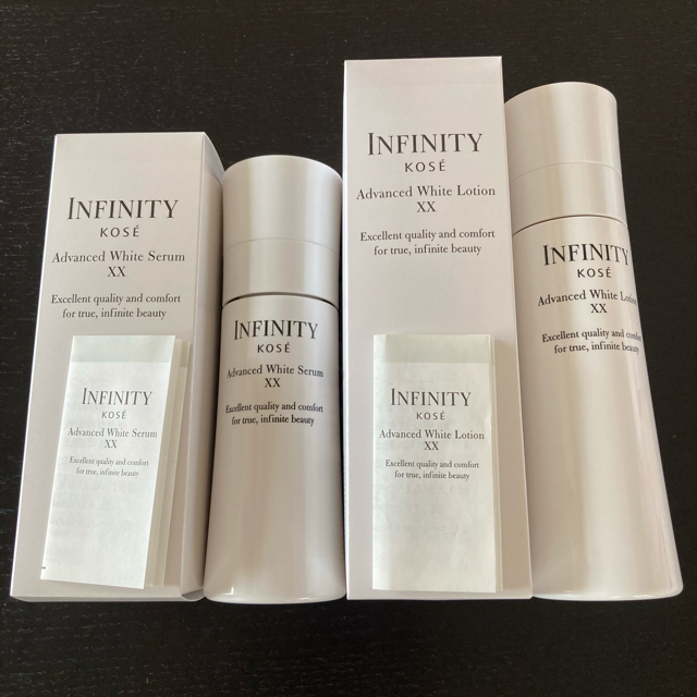 Infinity(インフィニティ)のインフィニティアドバンストホワイト　ローション&セラム コスメ/美容のスキンケア/基礎化粧品(化粧水/ローション)の商品写真