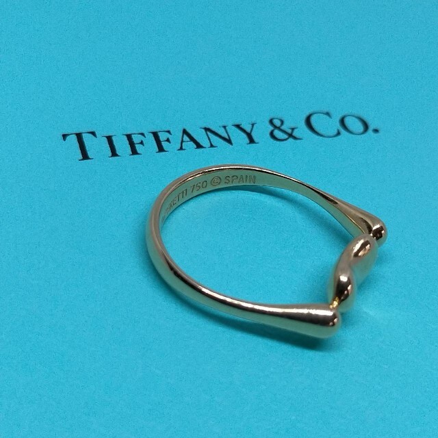 ティファニー K18 3.2g ビーンズリング10号 Tiffany&Co. 4