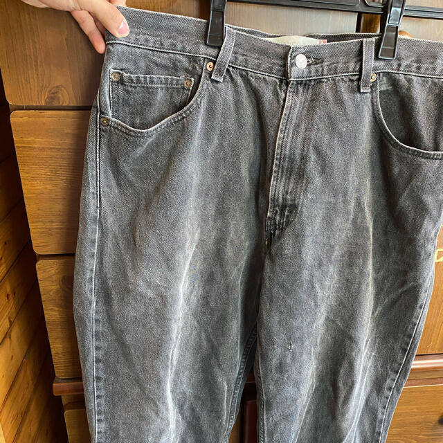 levi's 550 black denim