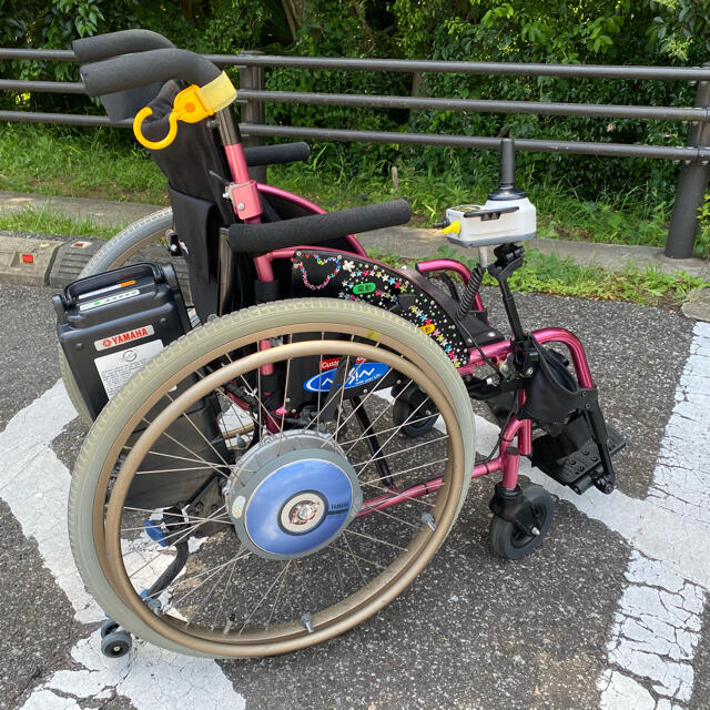 ◆値下げ交渉可◆【日進 フルオーダー電動車椅子】MP・スポーツ デコ付き♪