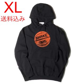 アウェイク(AWAKE)のAwake NY Hoop Hoodie XL フープ パーカー ブラック(パーカー)