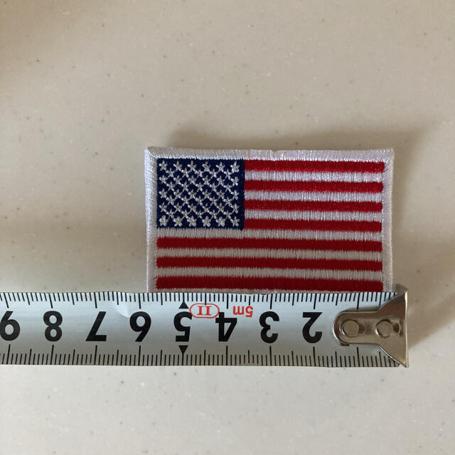 USA アイロン ワッペン パッチ 刺繍 ハンドメイドの素材/材料(各種パーツ)の商品写真